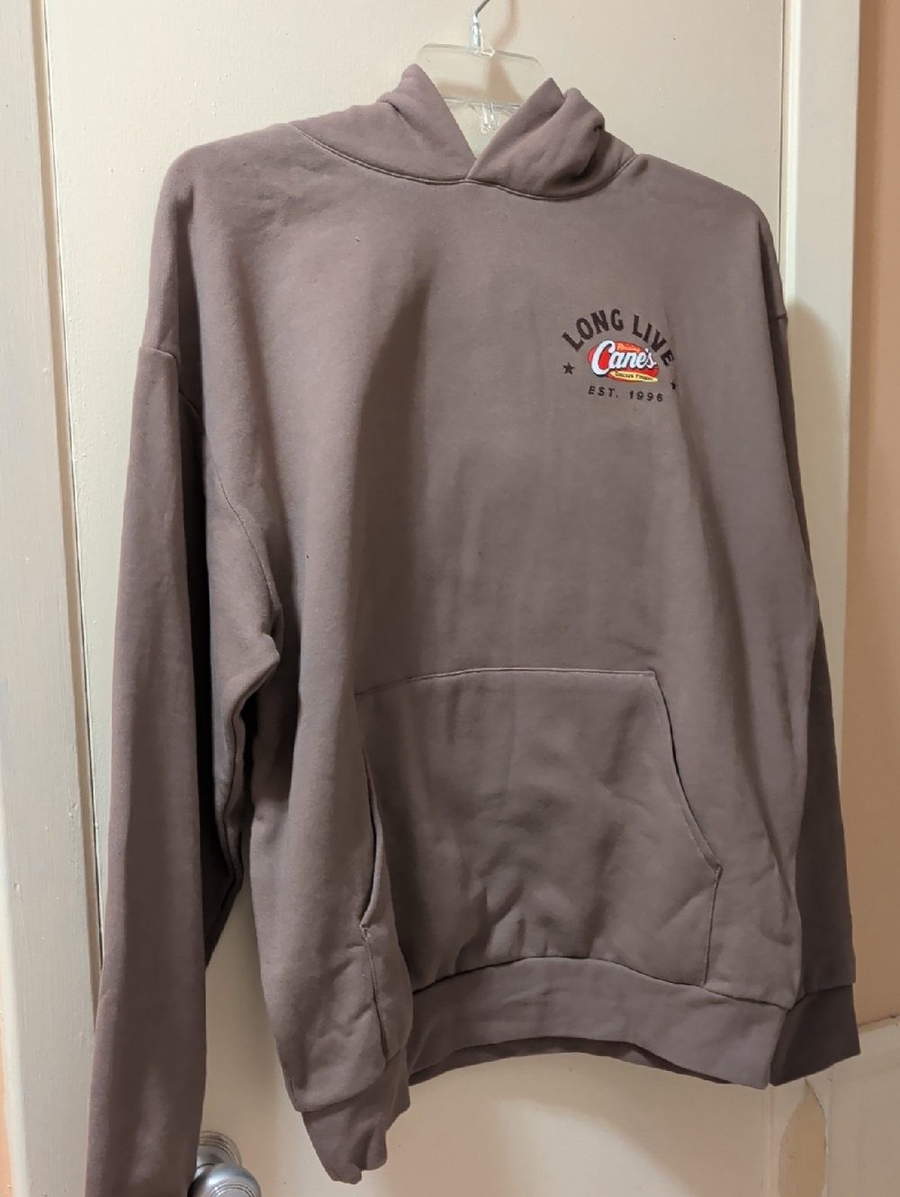 Raising Cane's Brown Hooded Sweatshirt